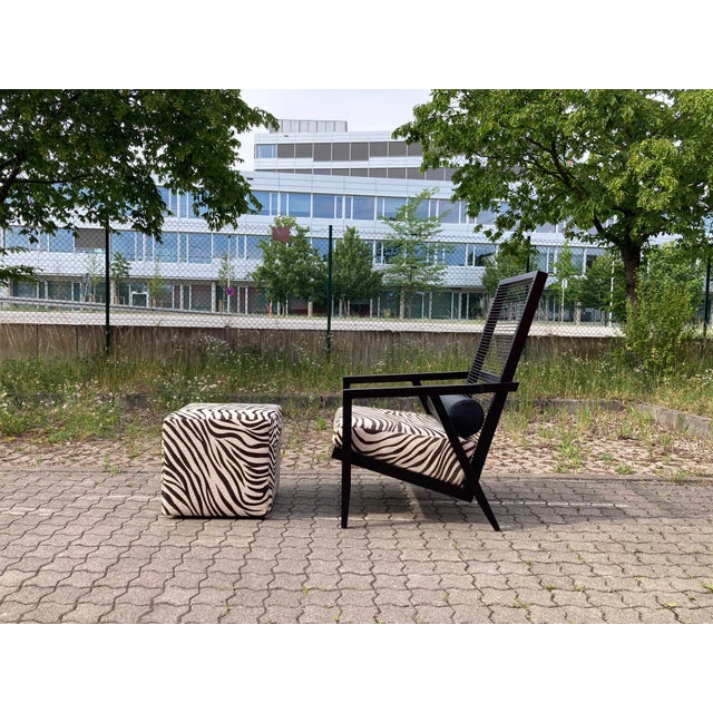 Set of Astoria HB Lounge Chair and Ottoman from BBB Bonacina, 2015 For Sale - Image 18 of 18