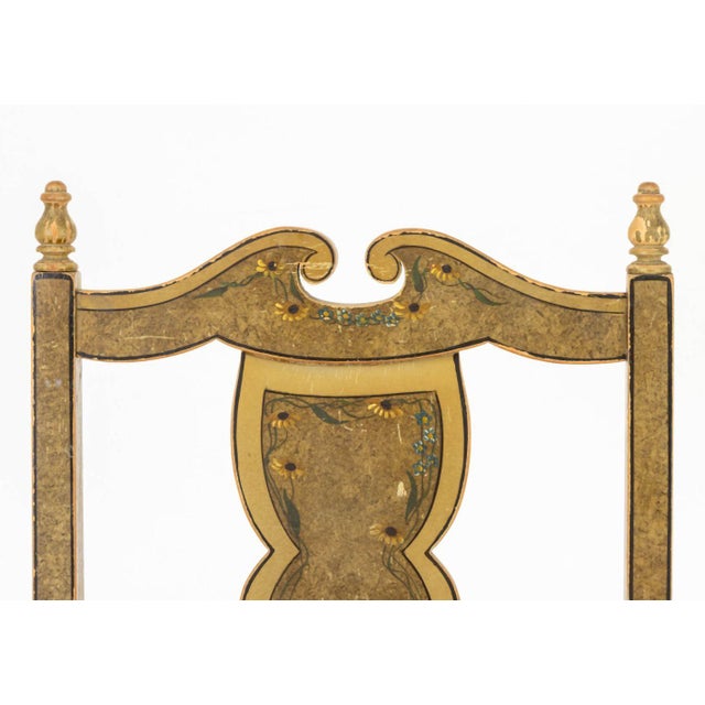 Aesthetic Movement Style Painted Rocking Chair For Sale - Image 4 of 8