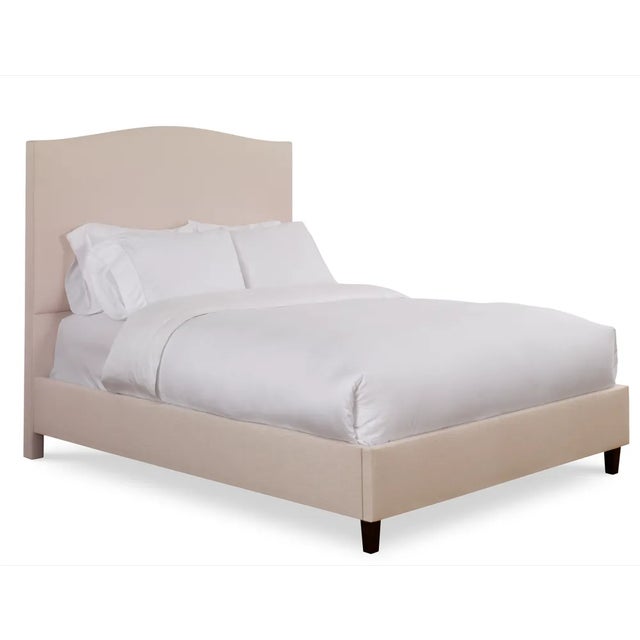 Modern Hazel King Headboard, Gelam Linen For Sale - Image 3 of 5