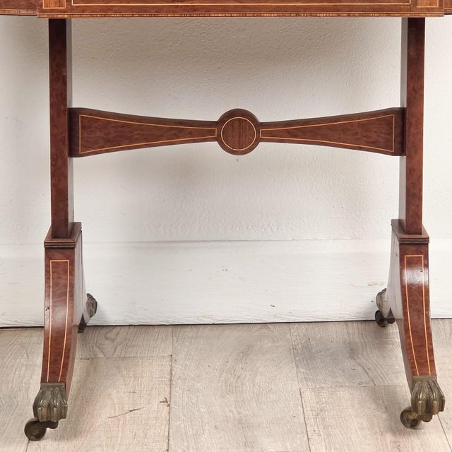 Early 19th Century English Regency Game/Writing Table For Sale - Image 16 of 16