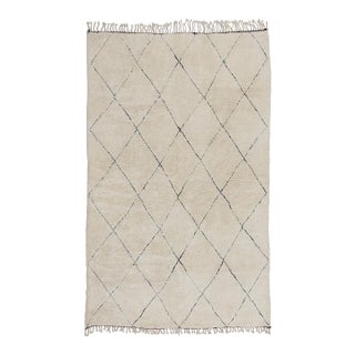 Diamond Trellis Hand-Knotted Wool Rug | 10'7" X 6'5" | One of a Kind For Sale