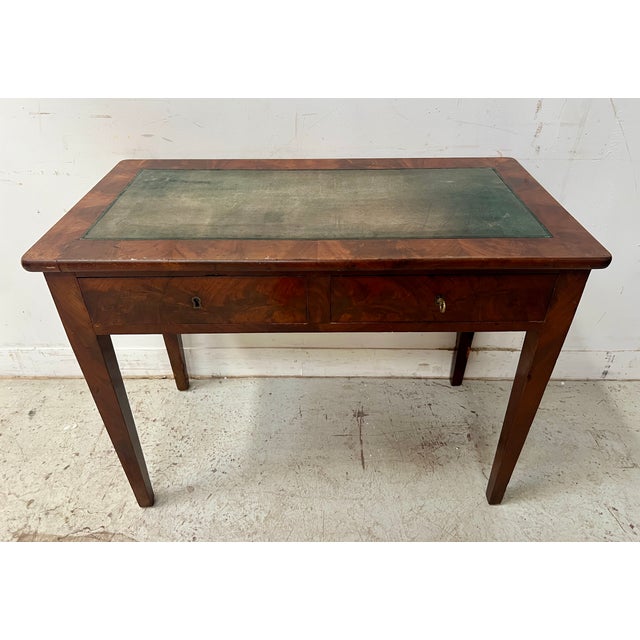 Louis XVI Style Desk in Mahogany and Veneer, 1800s For Sale - Image 10 of 10