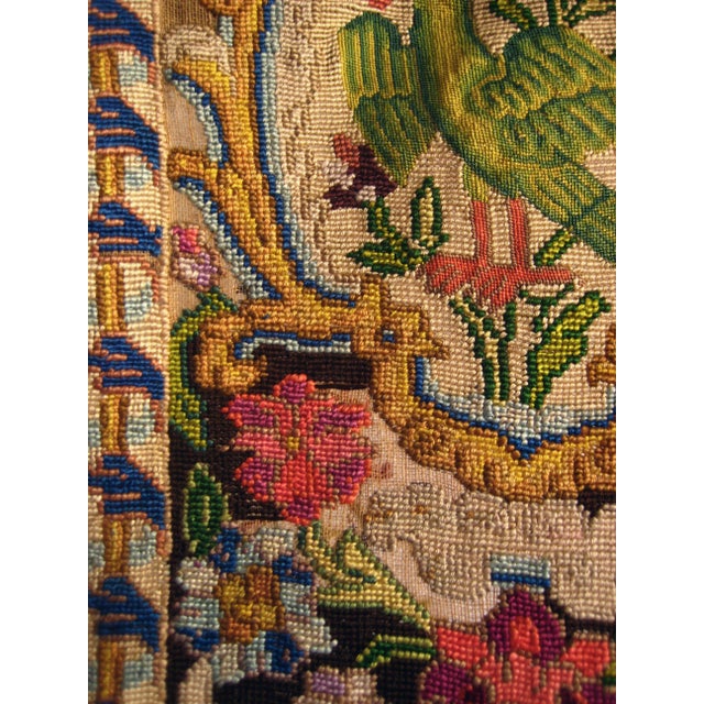 Early 19th Century Pair of French Needle Point Tapestry Borders With Birds For Sale - Image 10 of 10