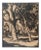 Vintage Harry Anthony DeYoung Live Oaks Block Print For Sale