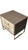 Bedside Table in Walnut and Stone-Effect Glass from Justfurnituress SRL For Sale - Image 14 of 18