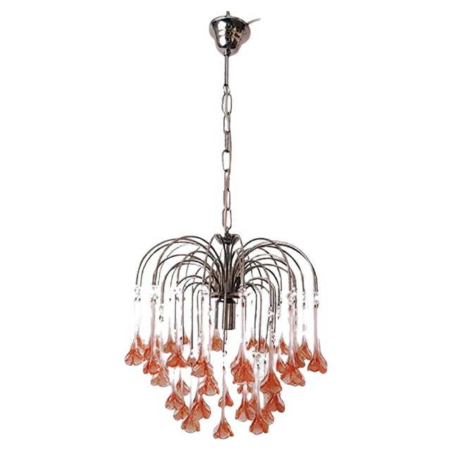 Murano Glass Chandelier For Sale