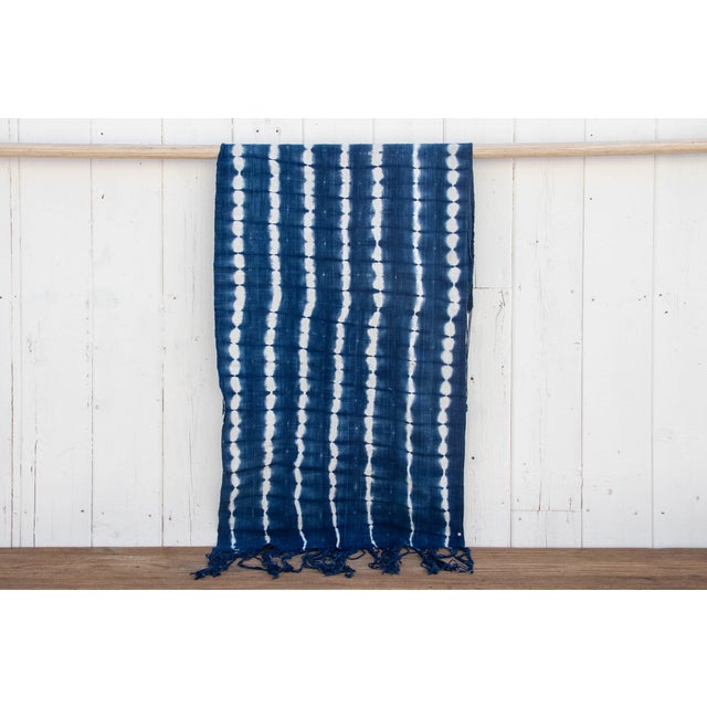 Adire African Mud Cloth For Sale - Image 4 of 7