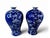 Pair Early 20th Century Chinese Cobalt Meiping Vases With Prunus Decoration For Sale - Image 4 of 8