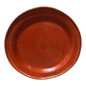 19th Century Burmese Lacquer Charger