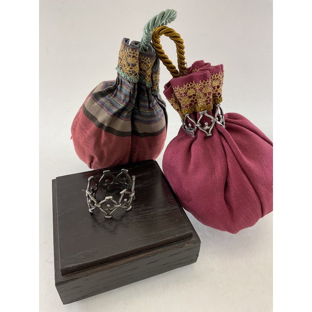 Traditional Artisanal Scent Hanger for Closet, Sterling Silver Silver Design Decoration For Sale - Image 3 of 9