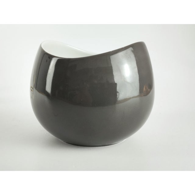 Porcelain Bowl with Brass Tripod Stand from KPM Krister, Germany, 1950s For Sale - Image 9 of 14