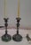 Rococo Mid 20th Century Pair of Rococo Style Silverplate Candlesticks Mounted as Lamp For Sale - Image 3 of 8