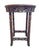 This exquisite antique Chinese accent table is a sculptural jewel, crafted from richly grained rosewood and adorned with...