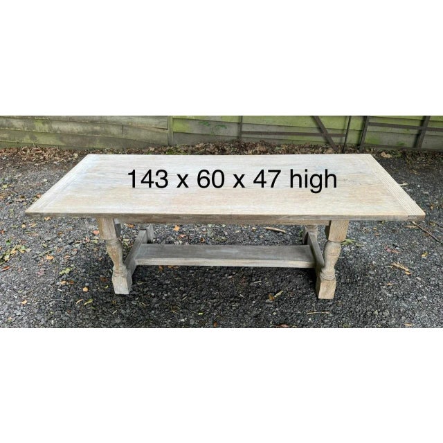 Oak Coffee Table, 1925 For Sale - Image 10 of 12