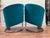 Mid-Century Modern 1980s Postmodern Multicolored Microfiber Armchairs by Møremøbler – A Pair For Sale - Image 3 of 8