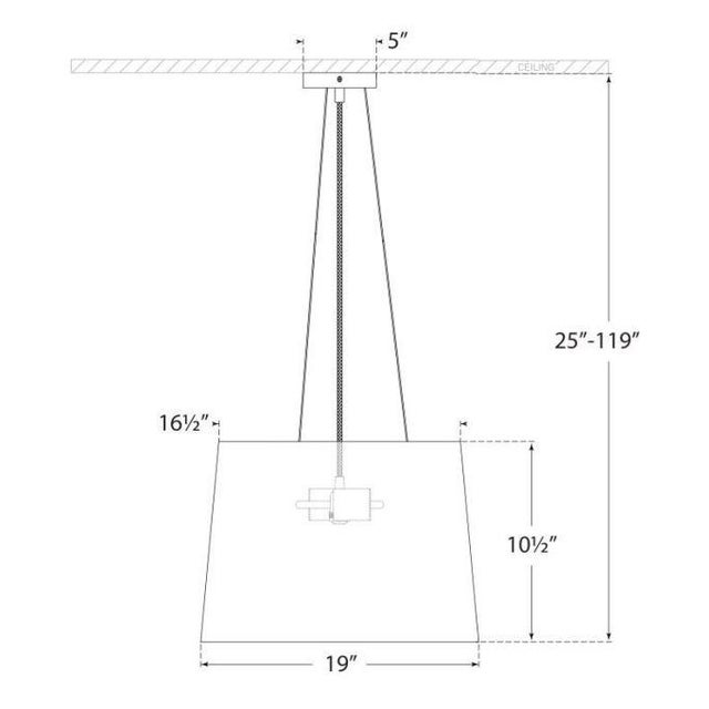 Modern Barbara Barry for Visual Comfort Signature Halo Small Hanging Shade in Gild For Sale - Image 3 of 3