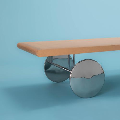 Coffee Table by Gilles Derain for Lumen Ed, 1985 For Sale - Image 3 of 4