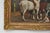 Brown 19th Century English Horse and Hound Oil Painting in Frame, Signed C. Goddard For Sale - Image 8 of 12