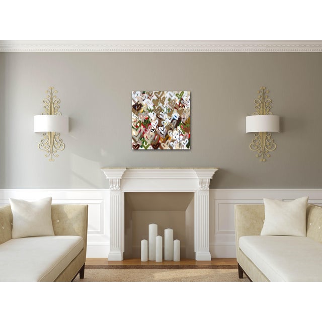Los Angeles artist Amber Goldhammer paints dramatic abstract compositions in acrylic on canvas featuring energetic...