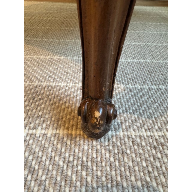 Pair of Exquisite Antique Louis XV Style Bergere Upholstered Arm Chairs For Sale - Image 16 of 16