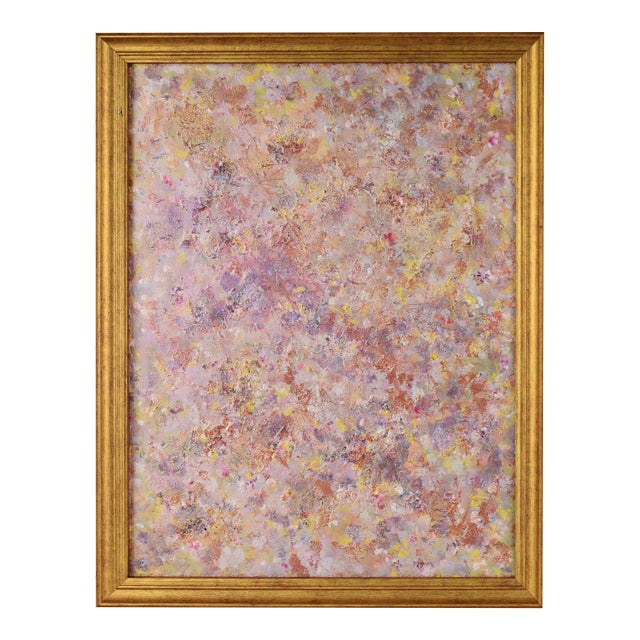 Metallic Skies - Textured Abstract on Canvas by Judith W Winslow For Sale