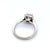 Metal 14k White Gold Halo Engagement Ring With ~1ct Natural Diamond - Size 5.5 For Sale - Image 7 of 7