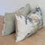 Traditional Gp & J Baker Birds & Iris Lumbar Pillows in Soft Teal For Sale - Image 3 of 6