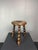 Mid-Century Turned Wood Bobbin Stool in the style of Charles Dudouyt, France, 1950s For Sale - Image 15 of 15