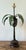Vintage Bronze Palm Tree Lamp For Sale - Image 9 of 12