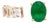 Natural Emerald and White Sapphire Ring 6.5 14k Y Gold 4.05 TCW Certified For Sale