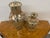 Twine Wrapped Mercury Glass Bottles, Set of Two For Sale - Image 4 of 12