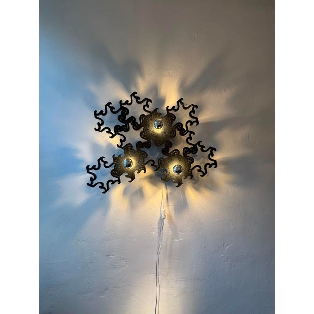 Sculptural Wall Lamp, 1970s For Sale - Image 9 of 9