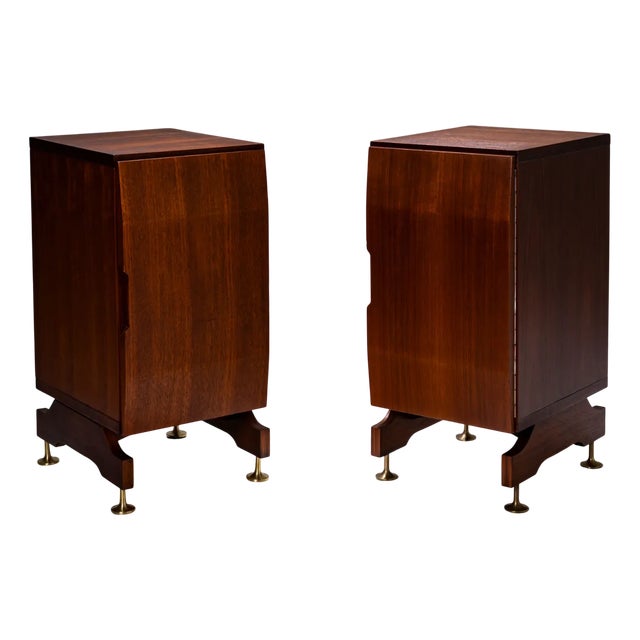 Bedside Cabinets attributed to Vittorio Dassi, Set of 2 For Sale