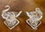 Antique 19th Century American Flint Glass Swan Form Open Salt Cellars With Lemon Squeeze Bases - A Pair For Sale - Image 12 of 14