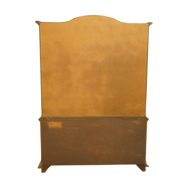 Brown Stanley Furniture Italian Provincial Pecan 57" Buffet W. China Cabinet 525-01 For Sale - Image 8 of 10