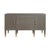 2020s Matthew Izzo Home Amherst Smoke Grey Oak Three Drawer, Two Door Buffet With Brass Hardware For Sale - Image 5 of 5