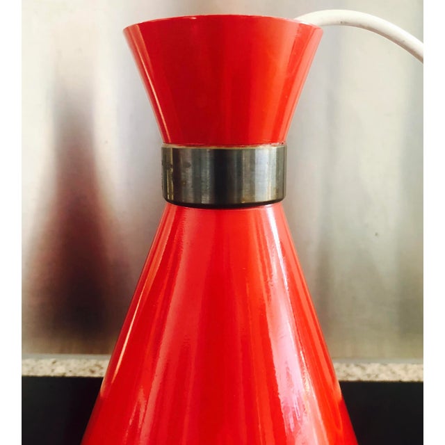 1960s Red Pendants by Svend Aage Holm Sørensen for Holm Sørensen & Co, 1960s, Set of 2 For Sale - Image 5 of 14