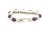 Late 20th Century Late 20th Century Mexican Sugilite Oval Link Sterling Silver Bracelet For Sale - Image 5 of 10