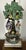 Antique Early 19th Century English Staffordshire Figure of a Georgian Couple With Dovecote Tree Mounted as a Table Lamp For Sale - Image 12 of 12