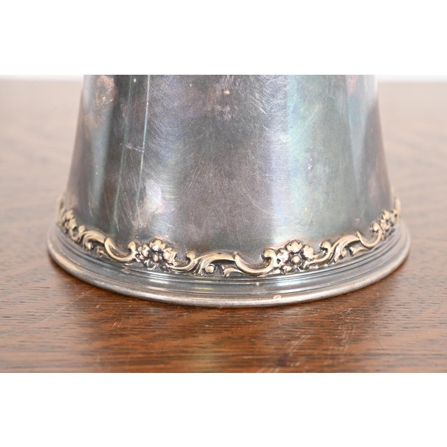 Tiffany & Co. Antique Victorian Silverplate Repoussé Pitcher For Sale - Image 9 of 15