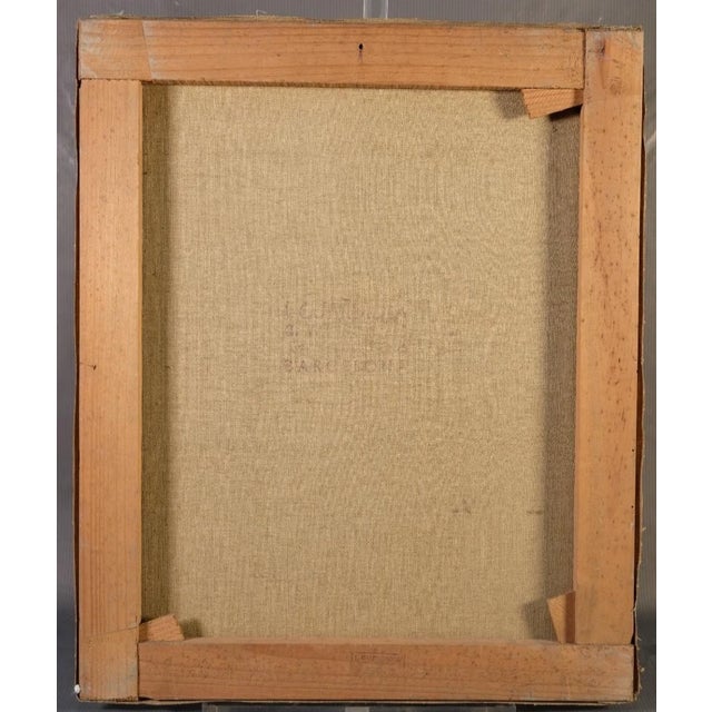 Woman in Yellow Drapery, 1960s, Oil on Canvas For Sale - Image 11 of 13