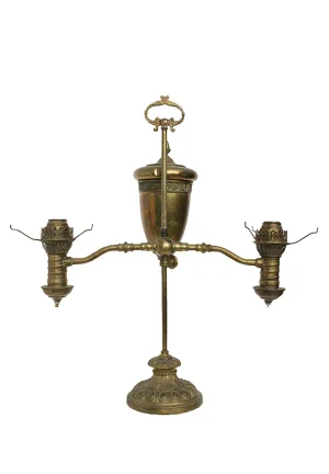 Antique Brass Double Arm Lamp