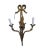 Bronze Pair of French Empire Gilt Bronze Sconces, Circa 1890s For Sale - Image 8 of 9