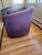 Beautiful, high-quality purple velvet swivel barrel chair with a timeless silhouette. Originally purchased for $3,000 in...
