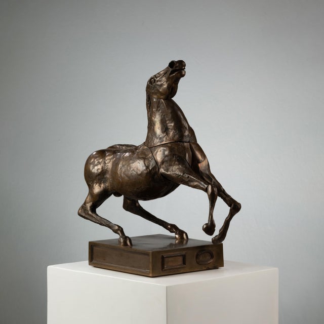 Miguel Berrocal, Articulated Horse Sculpture, 1973, Bronze For Sale - Image 9 of 9