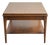 1960s Mid-Century Modern Walnut Floating-Top End Table With Lower Shelf — MCM Lamp Side Table For Sale