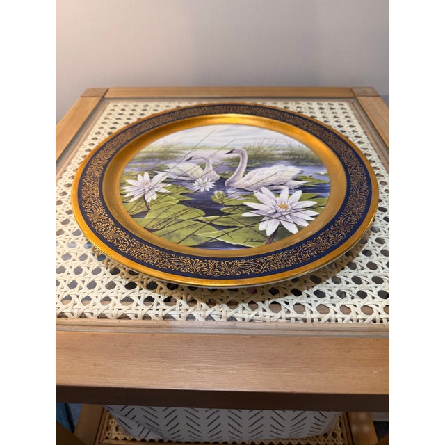 Pickard China Pickard Limited Edition Collector Plate "American Panther" by James Lockhart, #1525/2000. For Sale - Image 4 of 4