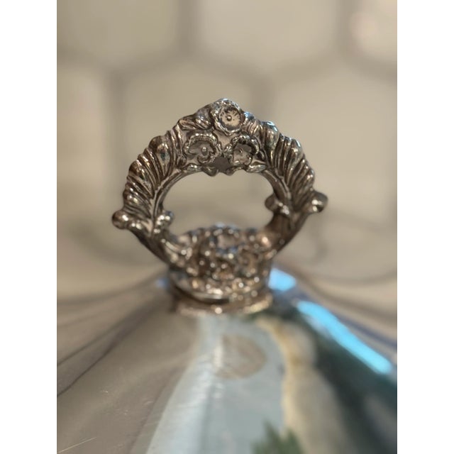 Late 20th Century Silver Plated Serving Bowl Dish For Sale In Chicago - Image 6 of 7