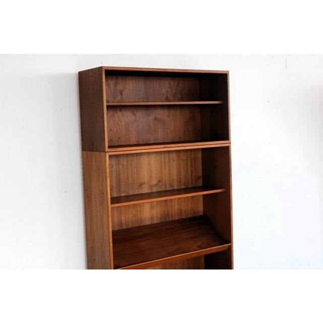 Vintage Modular Wall Cabinet in Glass and Teak, 1960s For Sale - Image 9 of 18