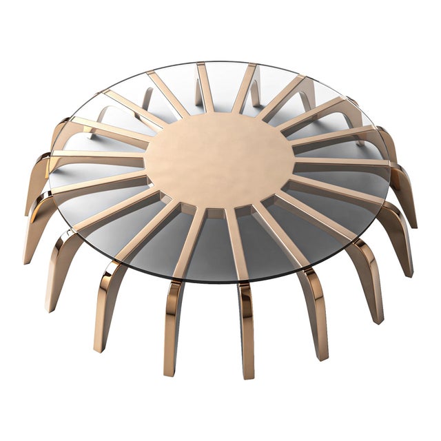 "Safari" Coffee Table With Bronze, From the Safari Collection For Sale - Image 4 of 4